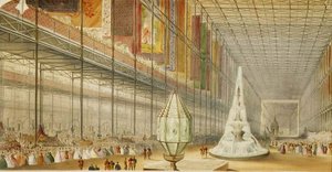 Die Eröffnung der Industrieausstellung aller Nationen