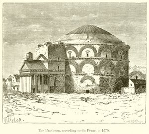 Das Pantheon, nach du Perac, 1575