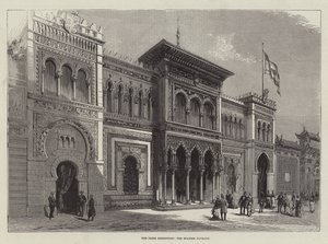 Die Pariser Ausstellung, der spanische Pavillon von English School