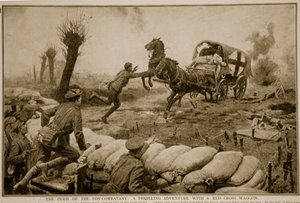 Die Gefahr des Nichtkombattanten, Ein aufregendes Abenteuer mit einem Rotkreuzwagen, 1914-19