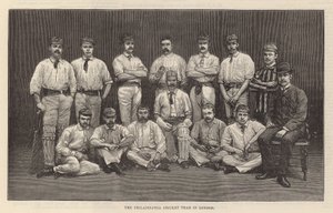 Das Philadelphia Cricket-Team in London von English School