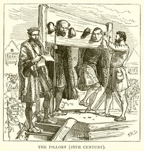 Der Pranger (16. Jahrhundert) von English School