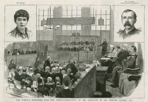 Der Pimlico-Vergiftungsfall, das Kreuzverhör von Mr. Bartlett durch Mr. Edward Clarke QC