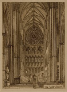 Die Dichterecke der Westminster Abbey von English School