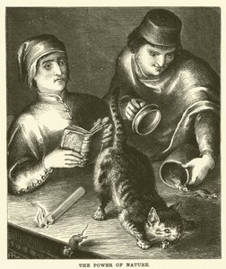 Die Macht der Natur (Gravur) von English School
