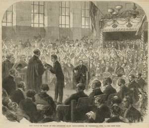 Der Prinz von Wales bei der Apposition der St. Pauls Schule von English School