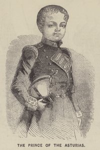 Der Prinz von Asturien (Gravur) von English School