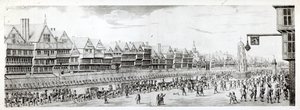Die Prozession von Marie de Medici entlang Cheapside, 1638, veröffentlicht von William Herbert und Robert Wilkinson, 1809 von English School