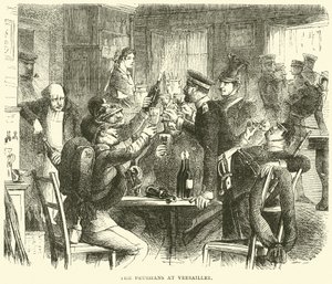 Die Preußen in Versailles, Oktober 1870