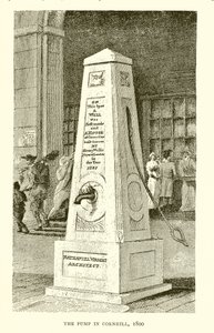 Die Pumpe in Cornhill, 1800