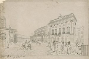 Der Quadrant, Regent Street, London von English School