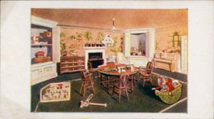Das Puppenhaus der Königin: Tageskinderzimmer von English School