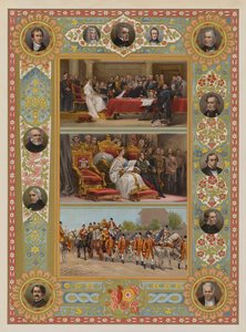 Das Jubiläum der Königin (Chromolithografie) von English School