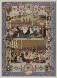 Das Jubiläum der Königin (Chromolithografie) von English School