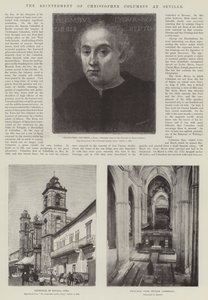 Die Umbettung von Christoph Kolumbus in Sevilla von English School