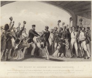 Die Befreiung von Lucknow durch General Havelock von English School