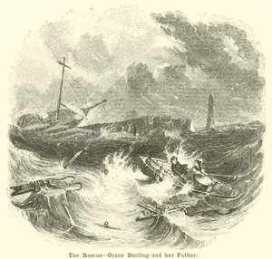 Die Rettung, Grace Darling und ihr Vater von English School