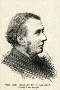 Der Rev. Charles John Vaughan, Dekan von Llandaff von English School