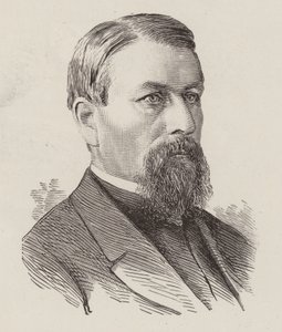 Der Reverend Edward Bradley (Gravur) von English School