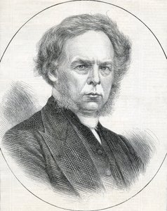 Der Reverend G. T. Perks, Präsident der Wesleyan Methodist Conference, 1873