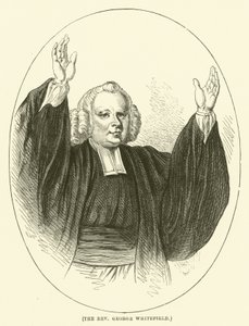 Der Reverend George Whitefield (Gravur) von English School