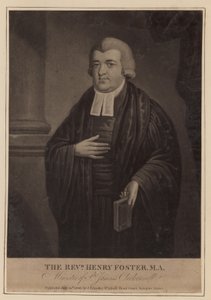 Der Reverend Henry Foster, Minister von St. James, Clerkenwell von English School