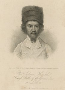 Der Reverend Solomon Hirschel, Oberrabbiner der deutschen Herbergen in London von English School