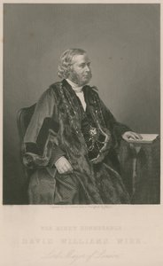 Der ehrenwerte David Williams Wire, Lord Mayor von London von English School