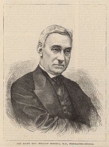 Der ehrenwerte William Monsell, Postmeister General von English School