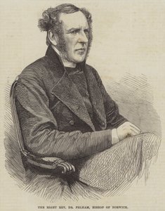 Der rechtehrwürdige Dr. Pelham, Bischof von Norwich (Gravur) von English School