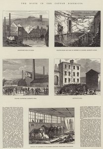 Die Unruhen in den Baumwollbezirken von English School
