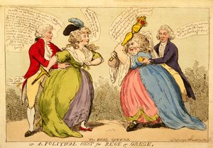 Die rivalisierenden Königinnen oder ein politisches Duell für Rege und Grege, 1789