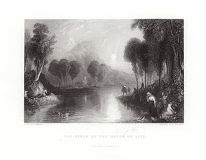 Der Fluss des Wassers des Lebens von English School