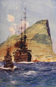 Der Felsen von Gibraltar von English School
