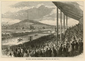 Die Royal Artillery Steeplechase in Woolwich