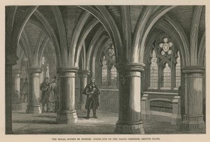 Die Royal Courts of Justice: Nordende des großen Korridors, Erdgeschoss
