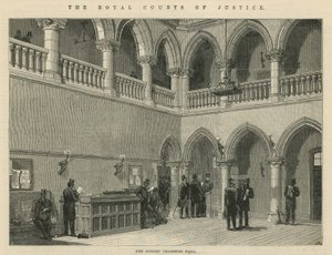Die königlichen Gerichtshöfe: Die Richterkammerhalle von English School