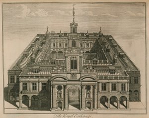 Die Royal Exchange, London von English School