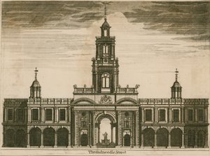 Die Royal Exchange, Threadneedle Street, London von English School