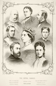 Die königliche Familie von Königin Victoria, aus 