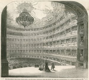 Das Royal Italian Opera House, Covent Garden, London von English School