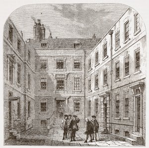 Das Haus der Royal Society in Crane Court von English School
