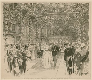 Die Königliche Hochzeit, 23. Juli 1896 von English School