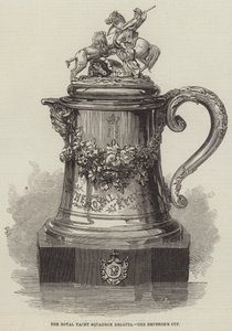 Die Regatta des Königlichen Yachtgeschwaders, der Kaiser-Pokal von English School