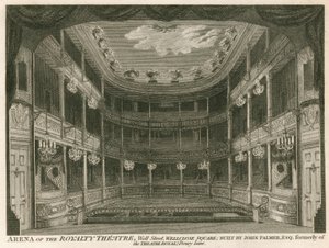 Das Royalty Theatre, Well Street, Wellclose Square, London von English School