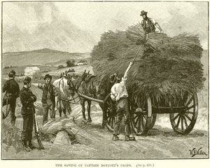 Die Rettung der Ernte von Captain Boycott von English School