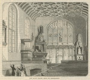 Die Savoy-Kapelle seit ihrer Restaurierung