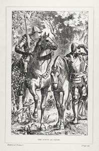 Die Späher von Patay, aus Die Geschichte Frankreichs, von Emile de Bonnechose, veröffentlicht von Ward, Lock und Co, London