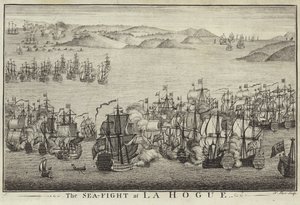 Die Seeschlacht bei La Hogue