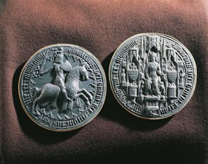 Das Siegel von König Edward III. von England